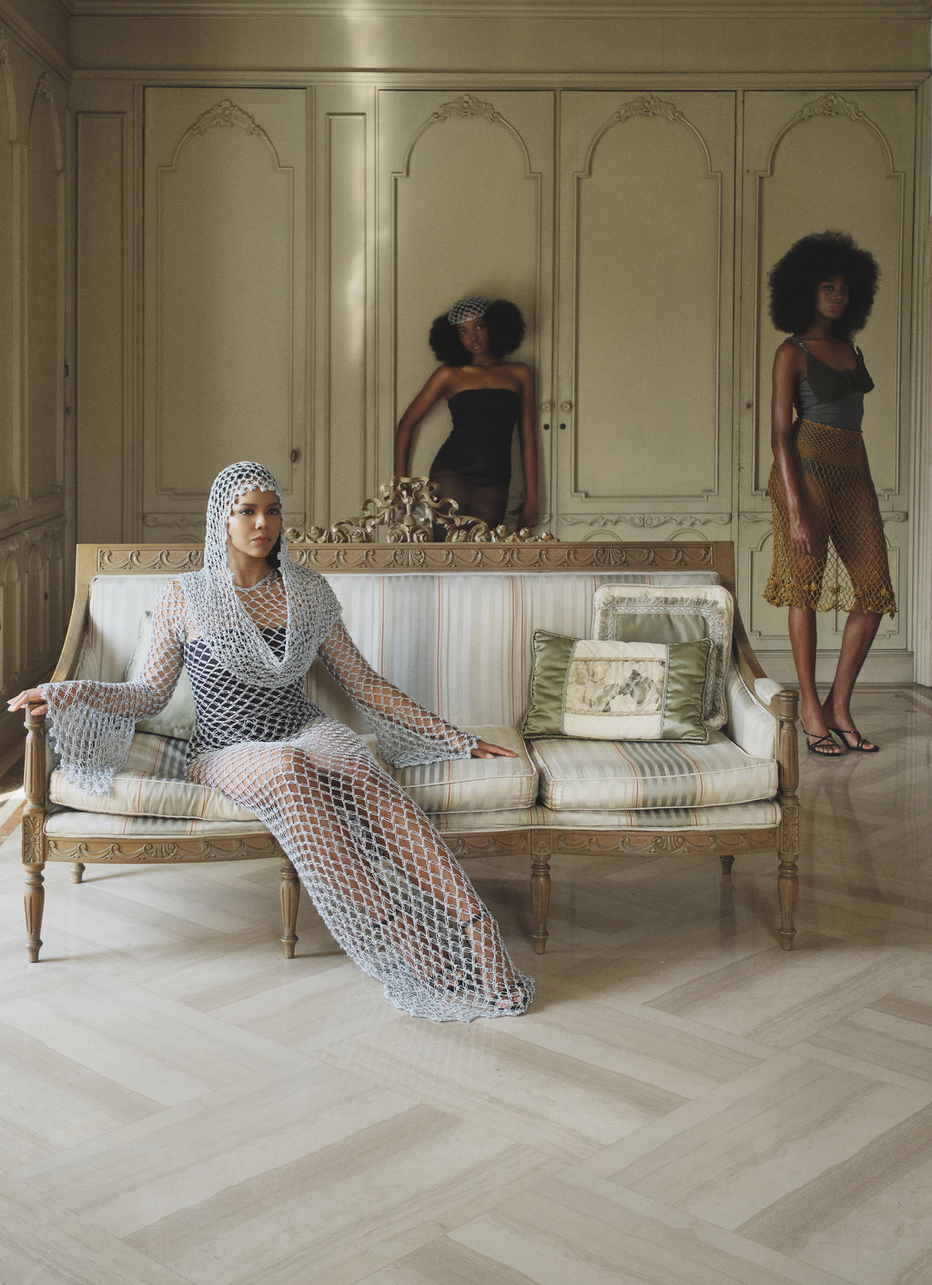 BRUMA SILVER • MAXI DRESS