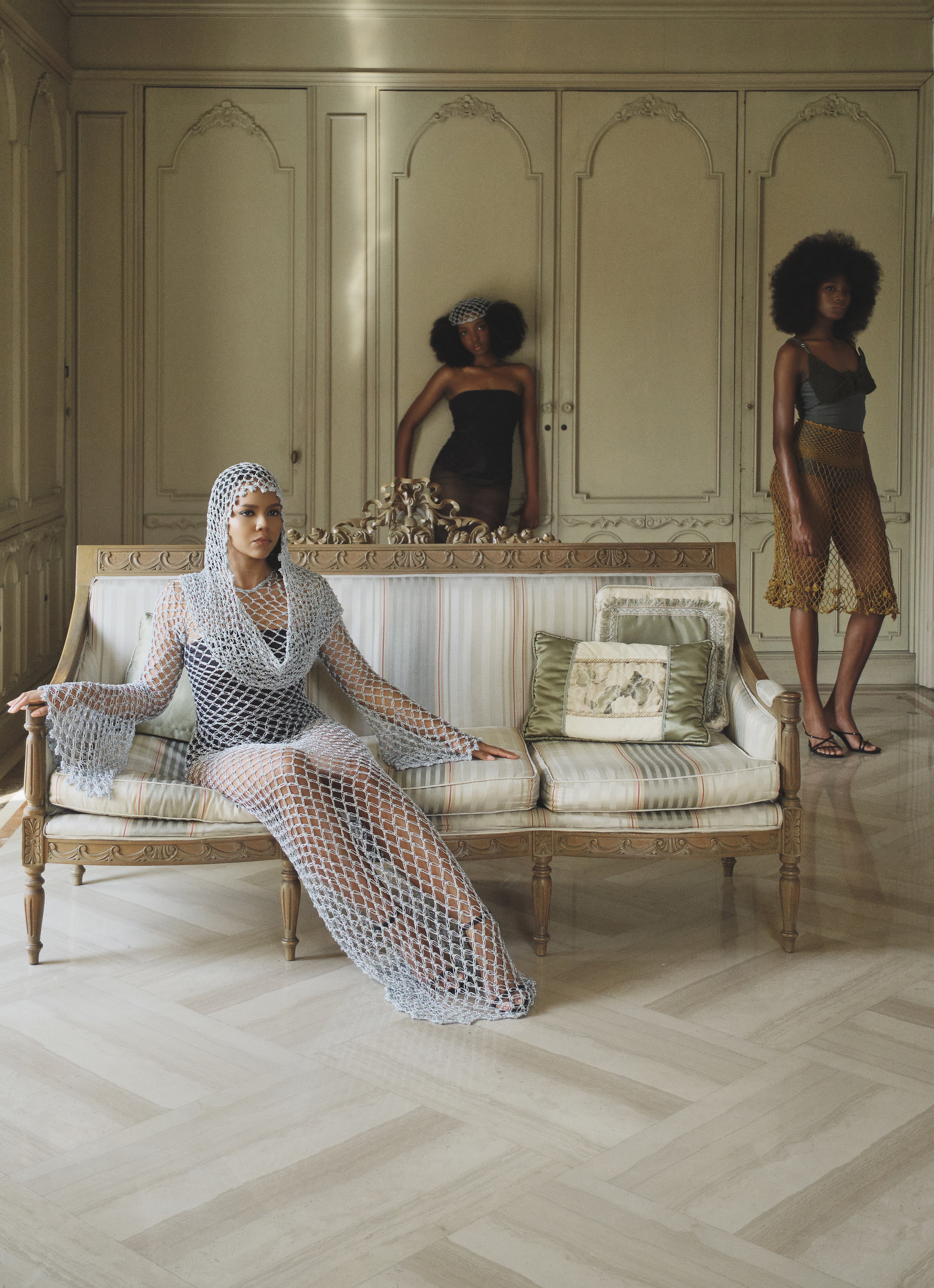 BRUMA SILVER • MAXI DRESS