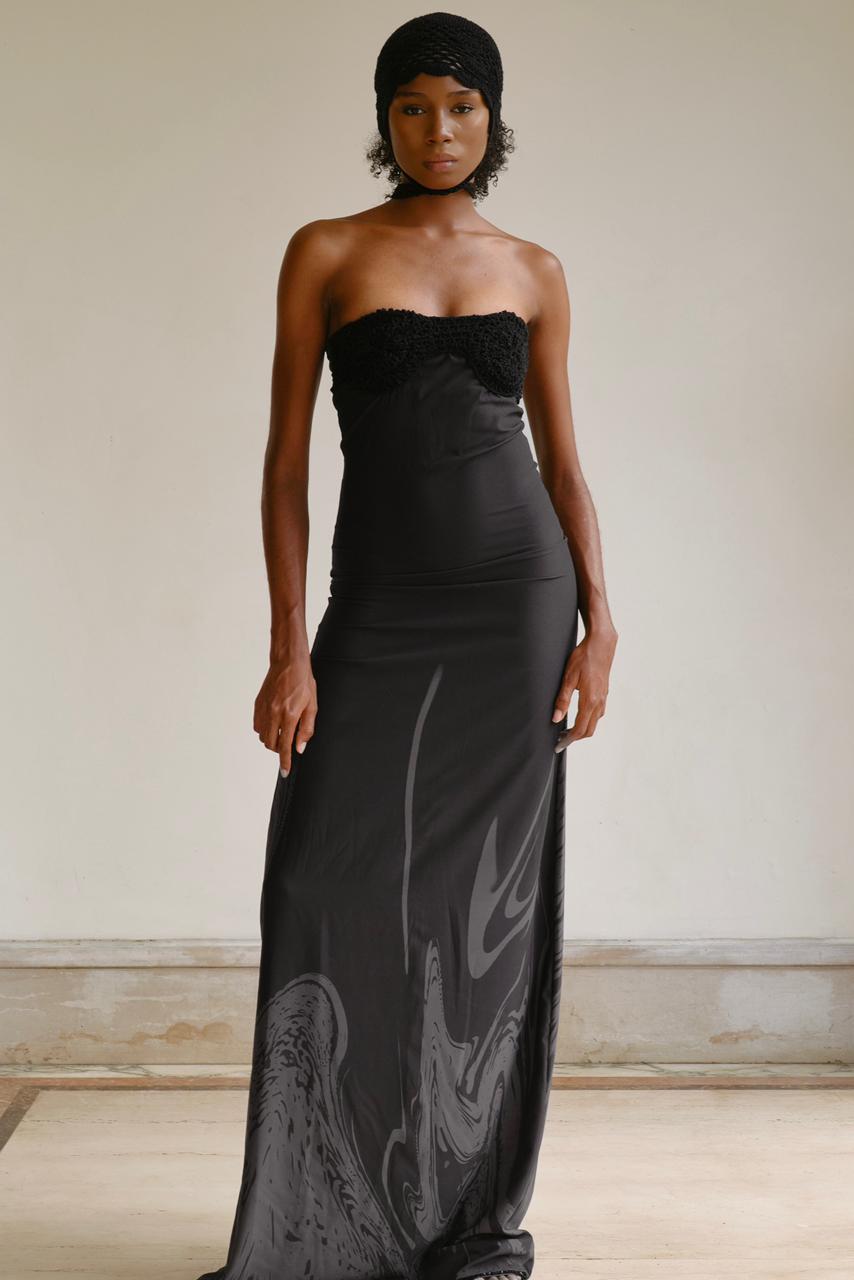OBSIDIAN FLOW • MAXI DRESS